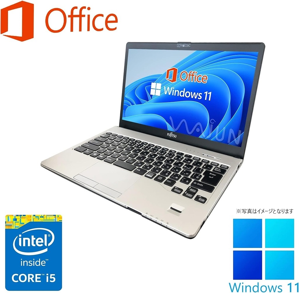 富士通 ノートPC S935/13型フルHD/Win 11 Pro/MS Office H&B 2019/Core